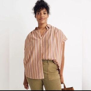 Madewell Multicolor Striped Button-Down Shirt